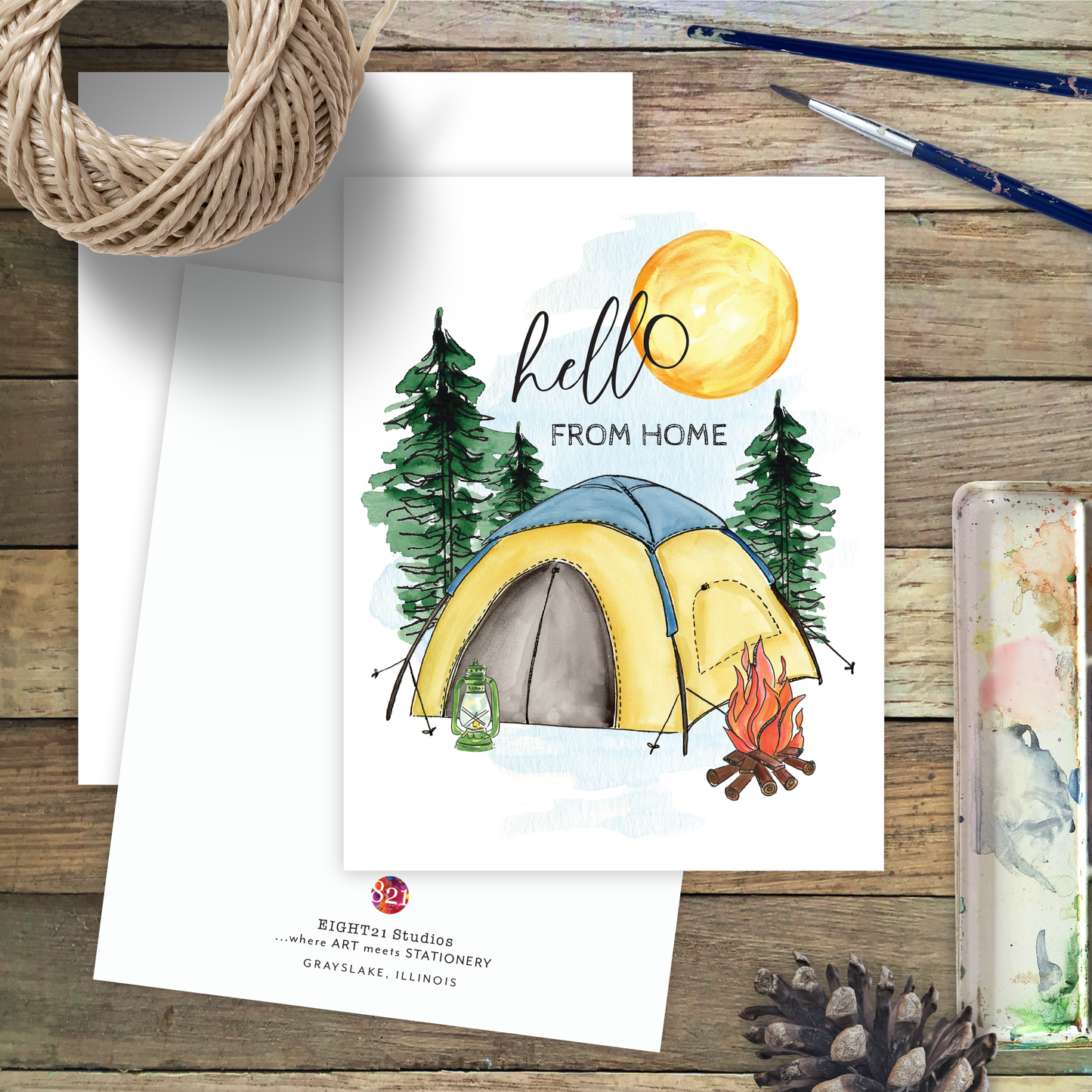 Summer Camp Life, Sleep Away Camp for Kids, Cards for Kids