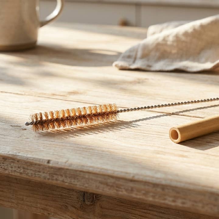 Coconut Fiber Straw Cleaner | Plastic Free