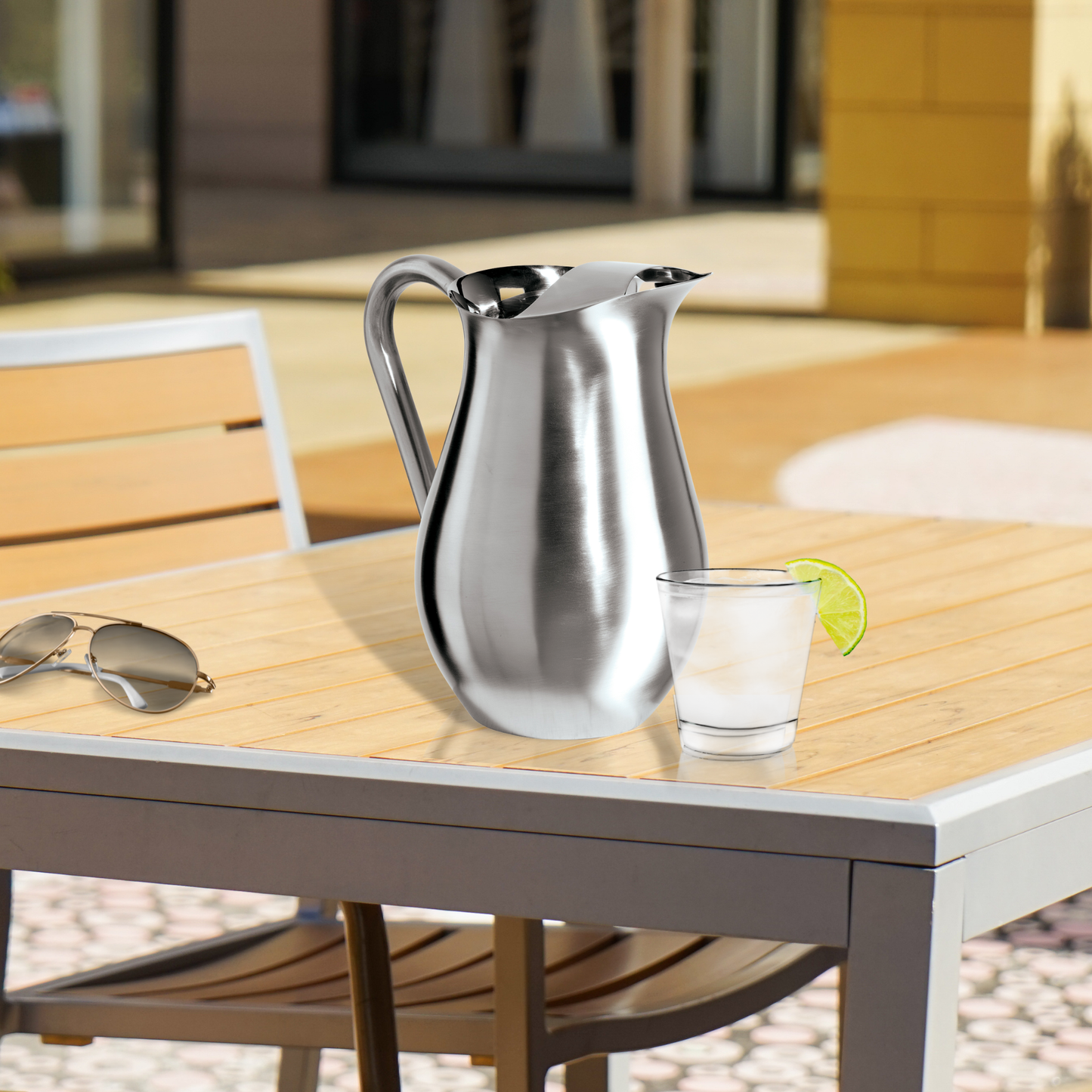 Water Pitcher - Stainless Steel (2 lt, 68 oz)