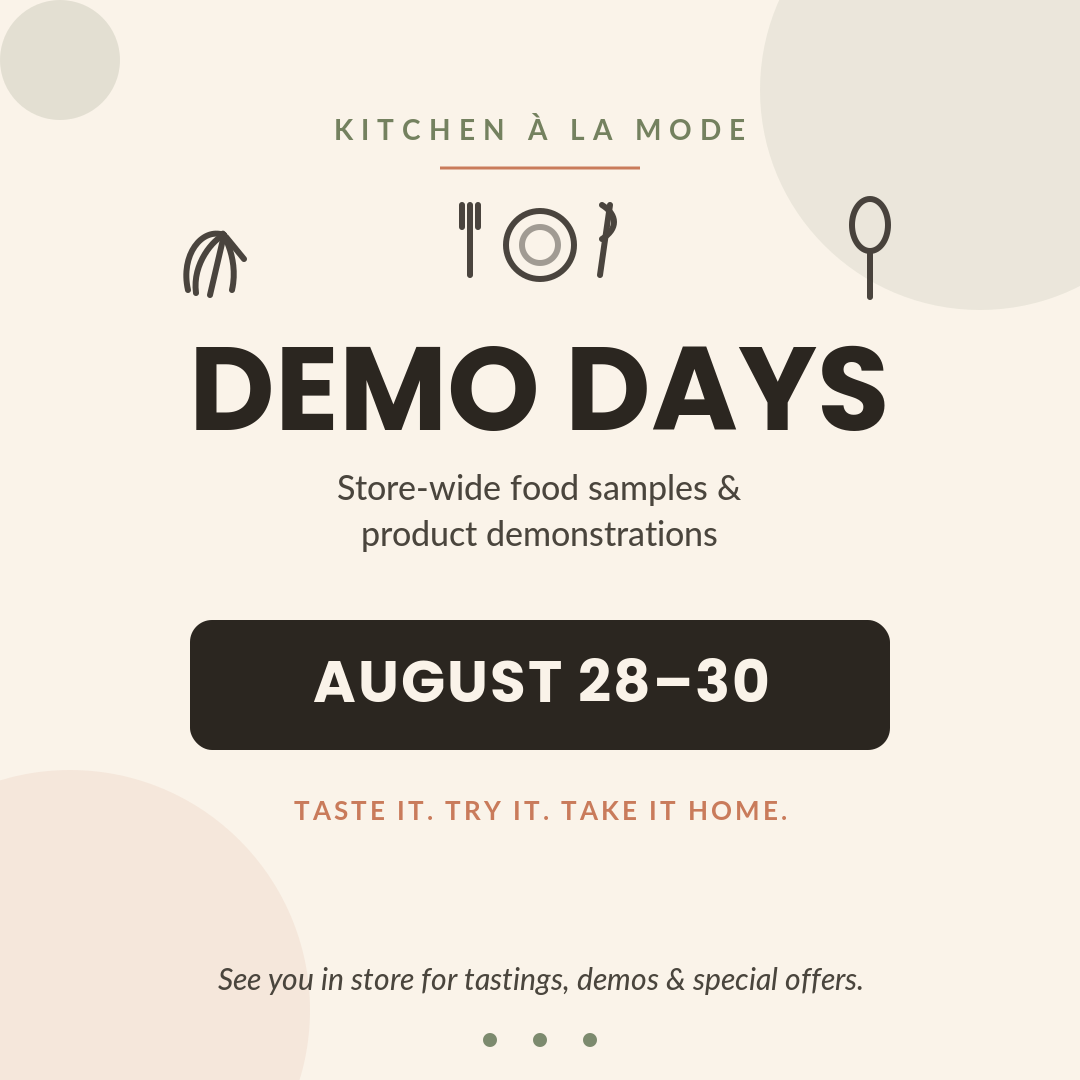 Demo Days August 28th-30th