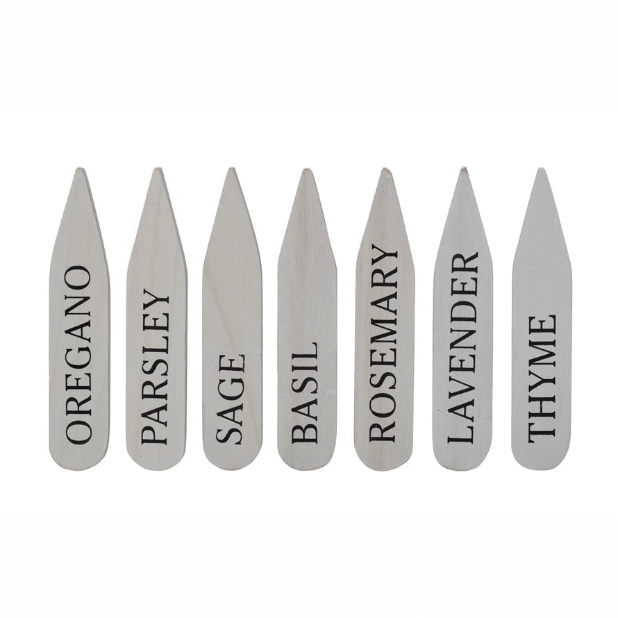 Paulownia Wood Herb Garden Markers