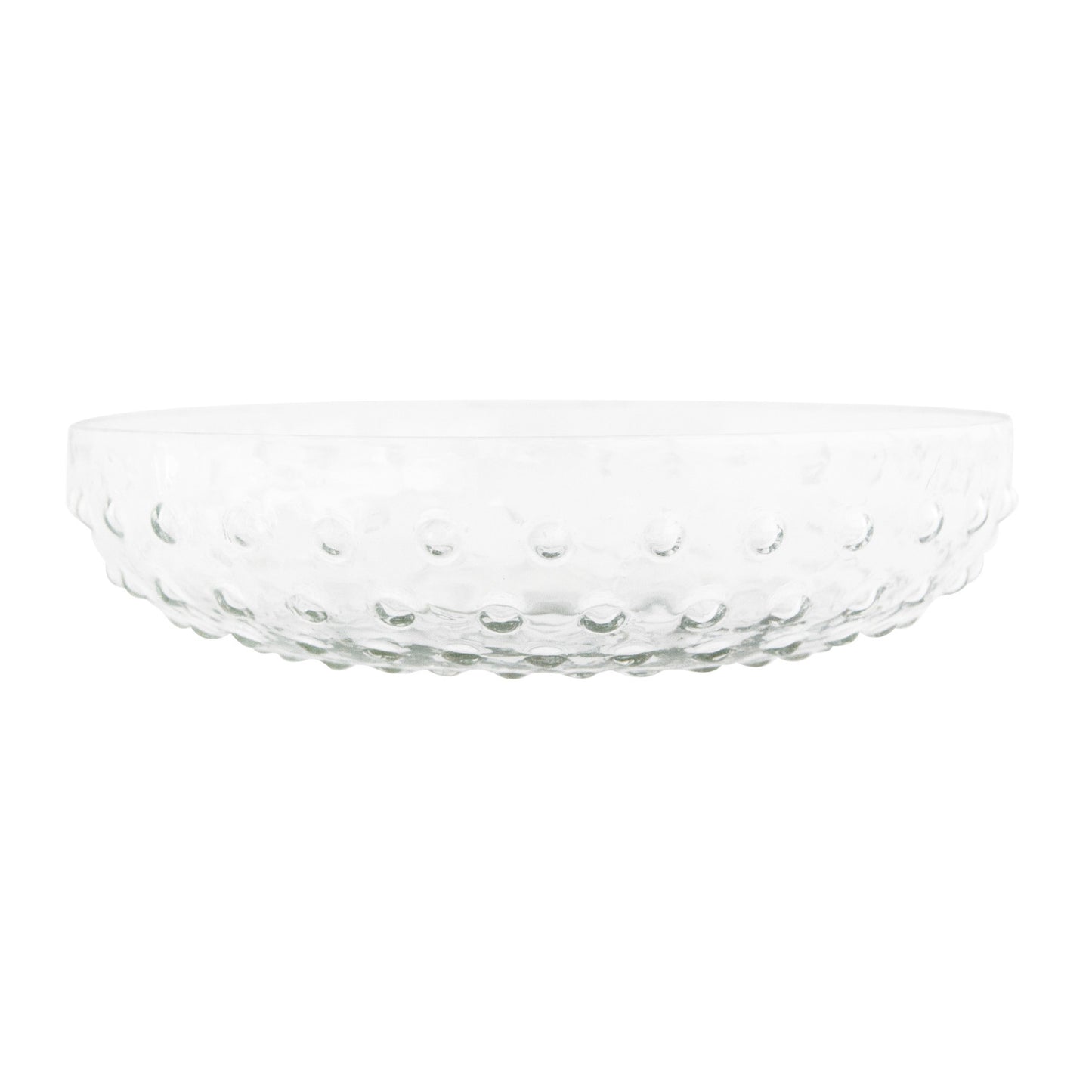 Recycled Glass Hobnail Serving Bowl, 4-1/2 Quart