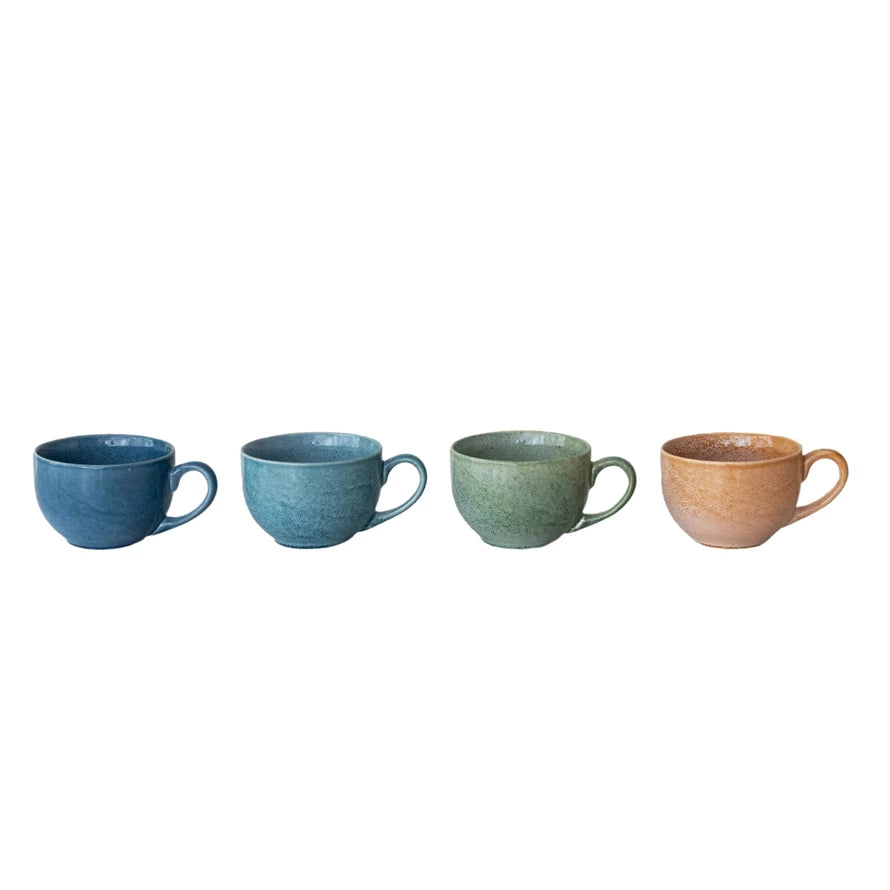 Stoneware Mug/Bowl, 4 Colors