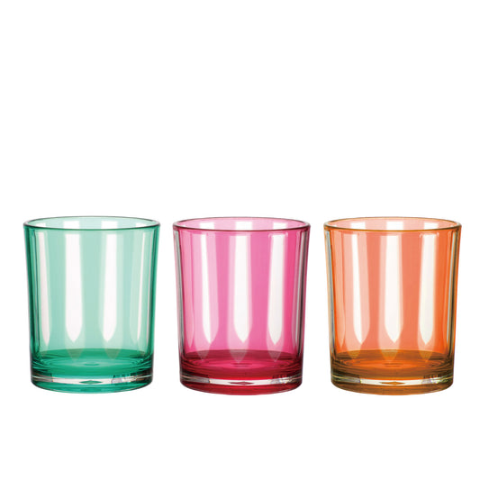 Acrylic Drinking Glass with Stripes, 14 oz.
