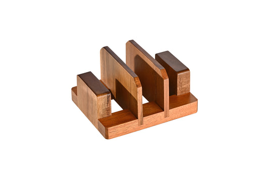 Ironwood Acacia Cutting Board/Plate Stand