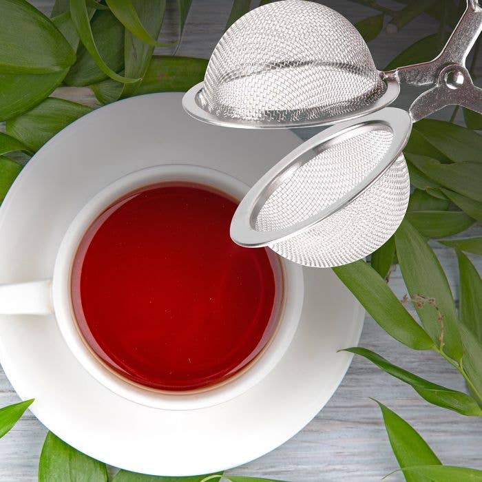 HIC Kitchen Snap Mesh Ball Tea Infuser