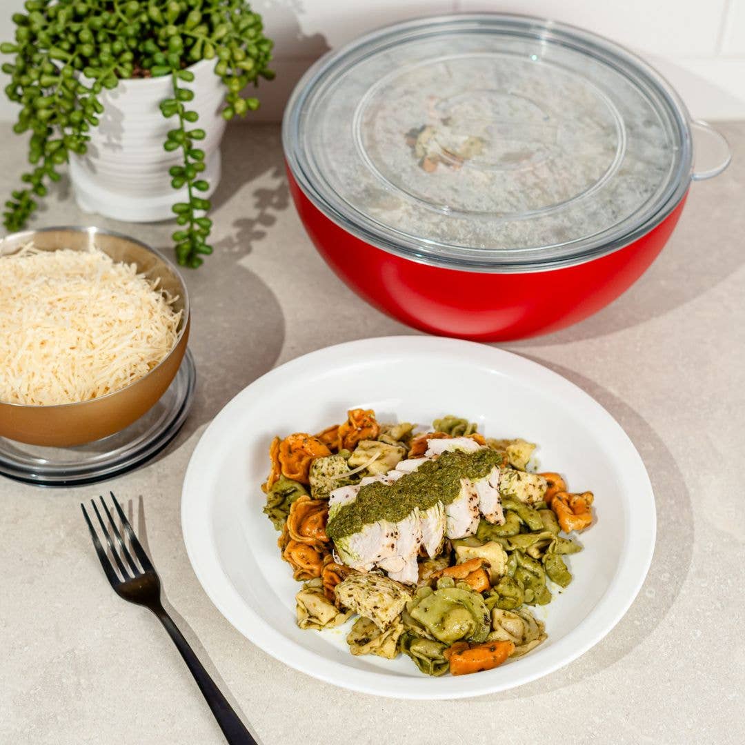 Vacuum-Insulated Bowl in Strawberry
