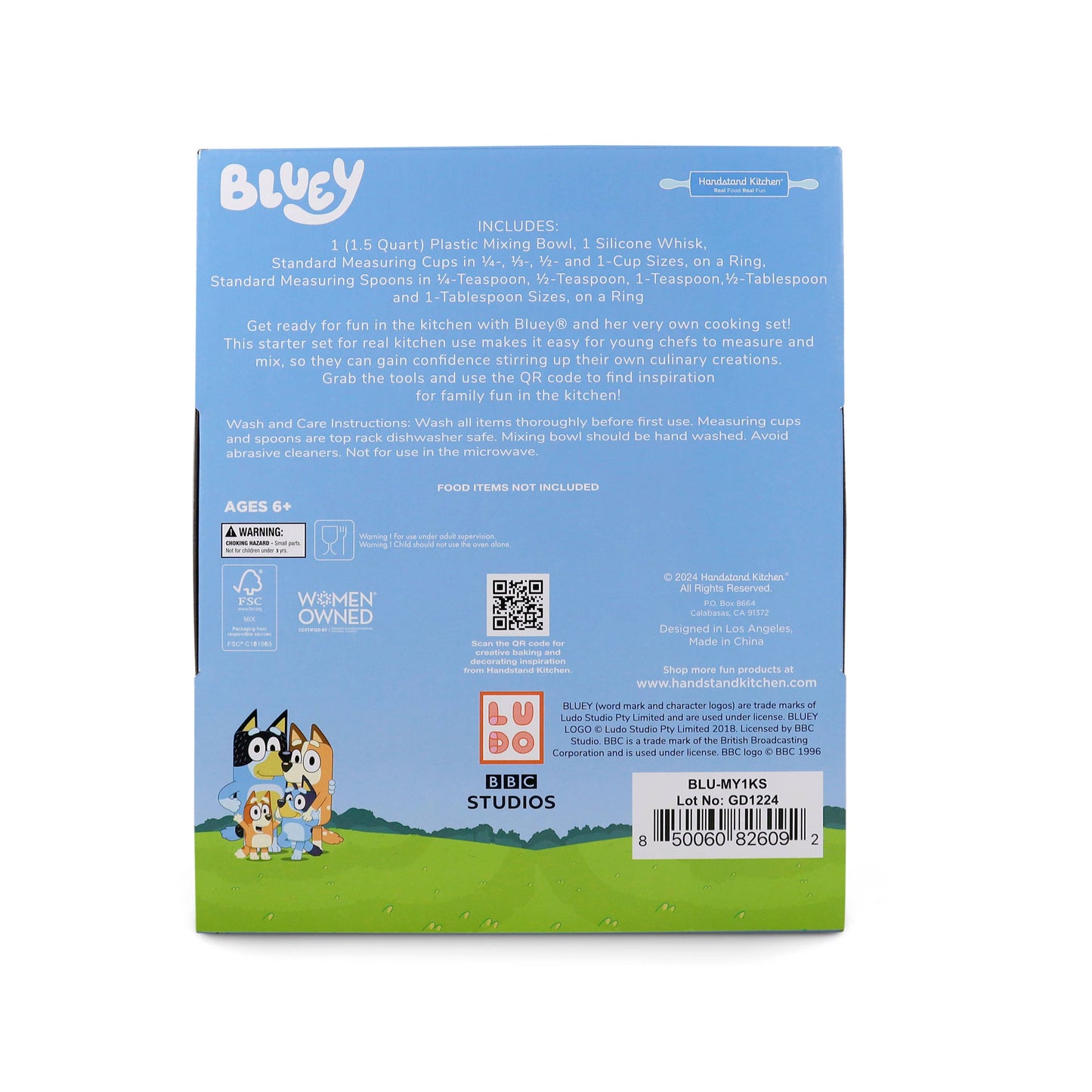BLUEY My First Kitchen Set – 8-Piece Starter Baking Kit