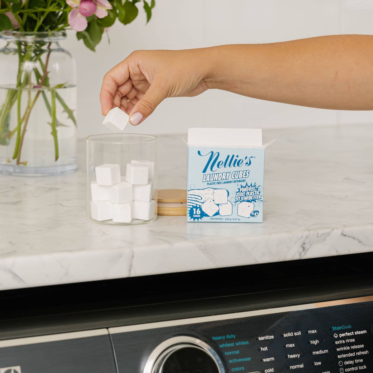 Laundry Cubes – Plastic-Free Detergent Pods - 16 Load Box