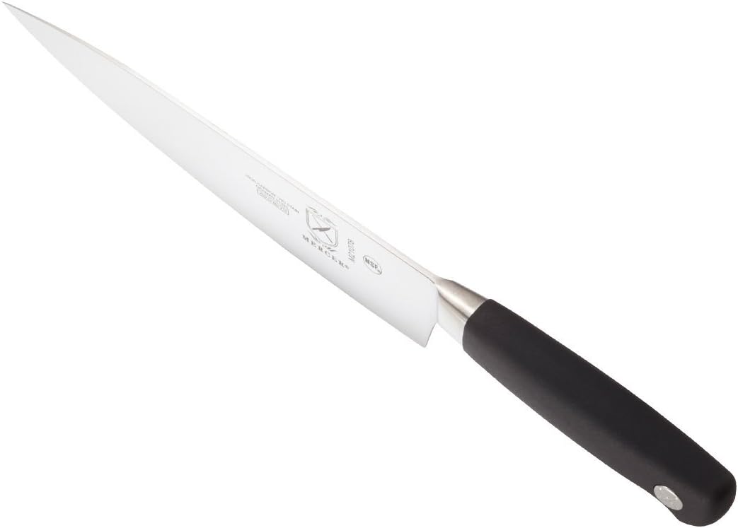 Genesis 8-Inch Short Bolster Chef's Knife,Black