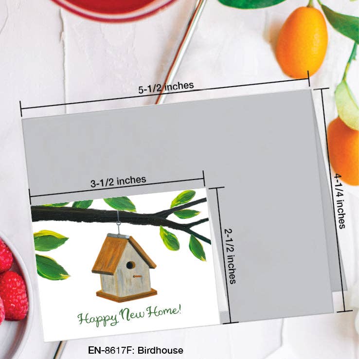 Birdhouse, Greeting Card (#8617F)