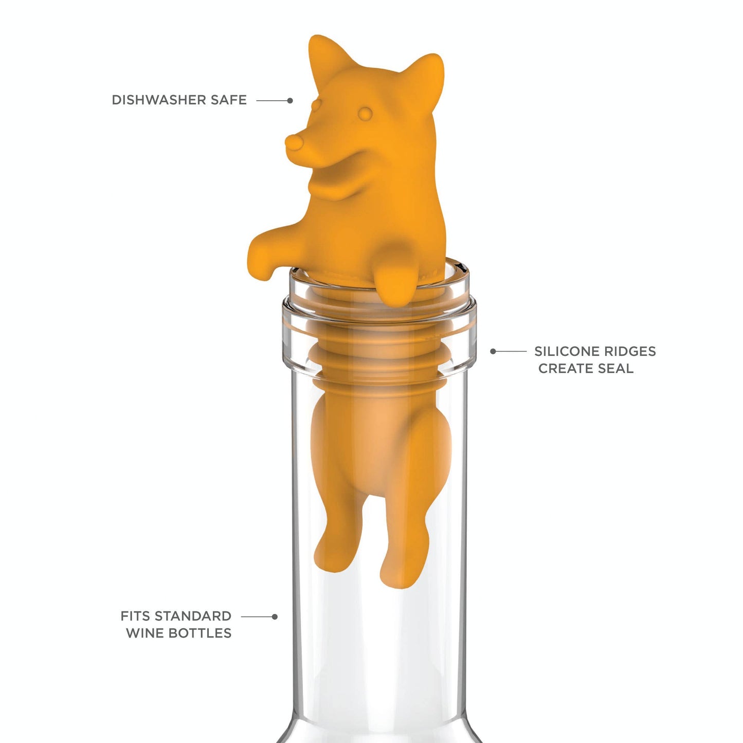 Corki™ Bottle Stopper by TrueZoo