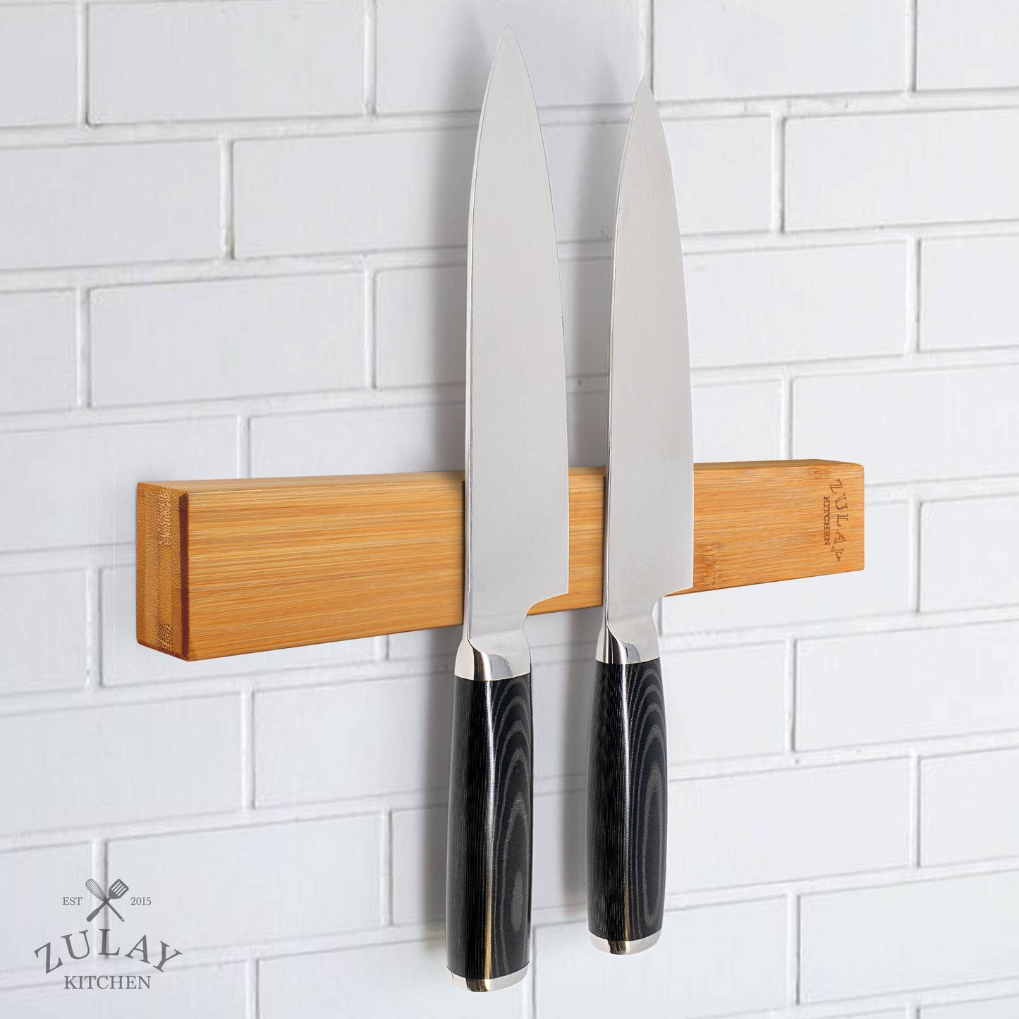 Magnetic Knife Holder - Powerful Wood Magnetic Knife Strip