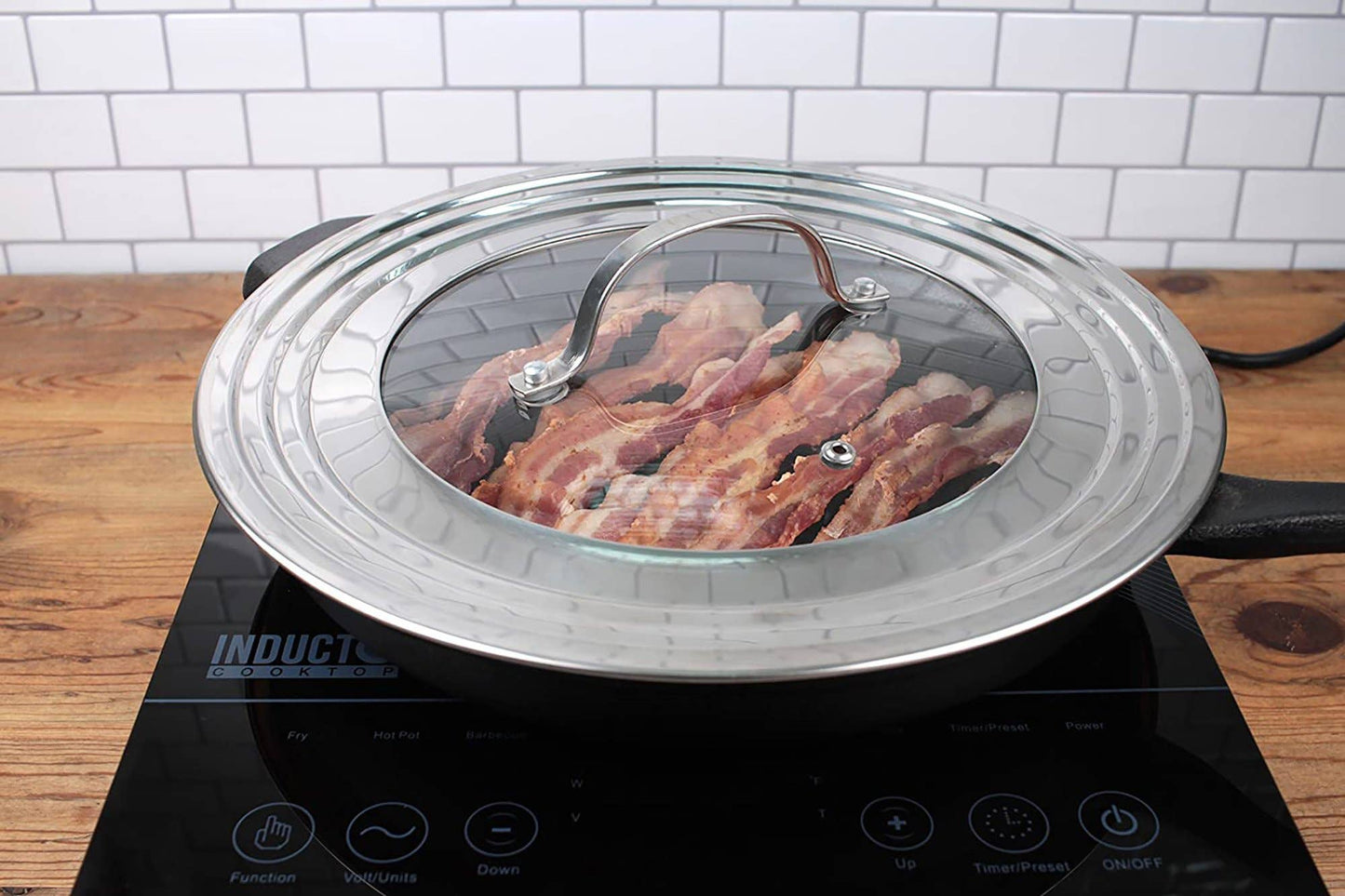 Universal Lid  - 7-12In W/Glass