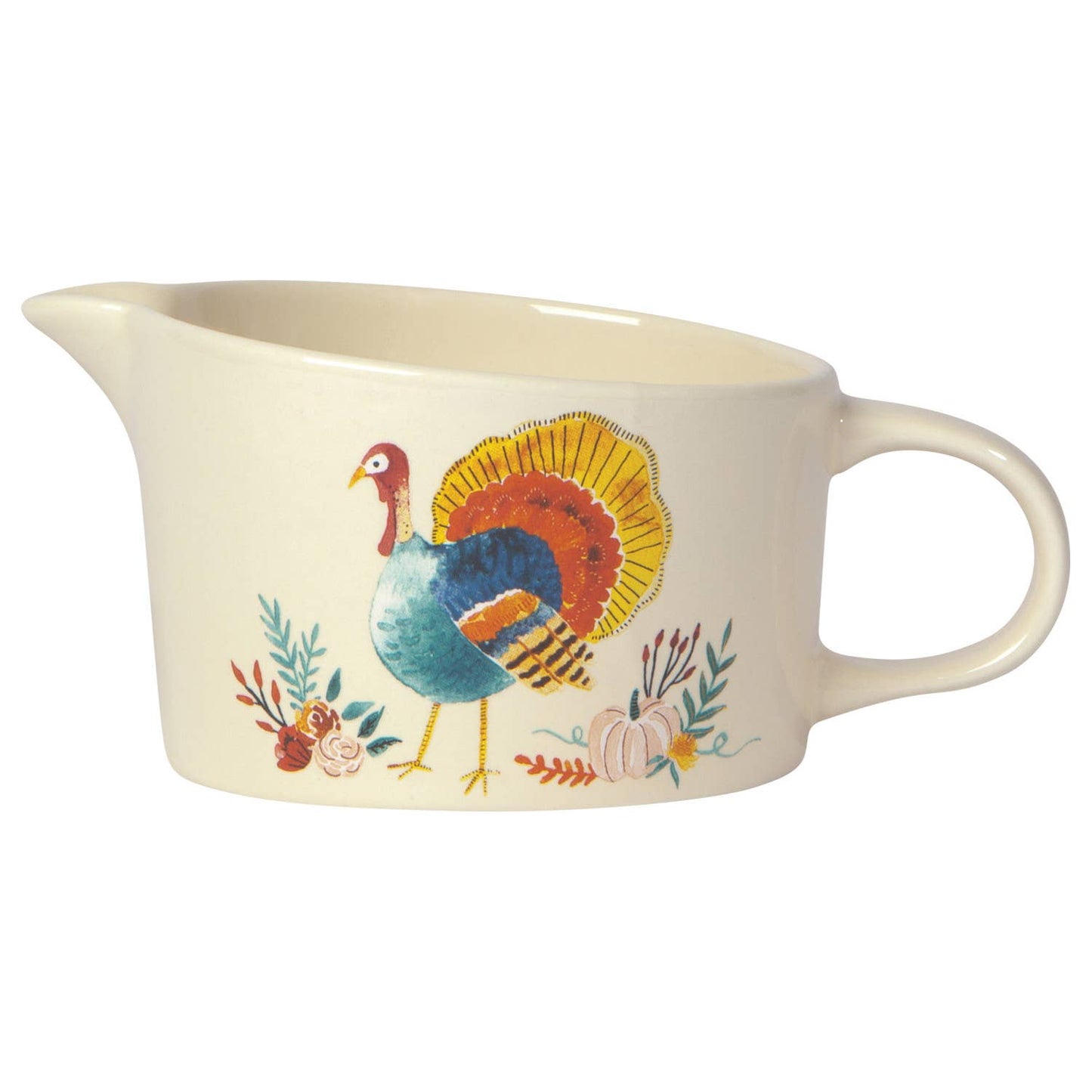 Harvest Turkey Thanksgiving Gravy Boat