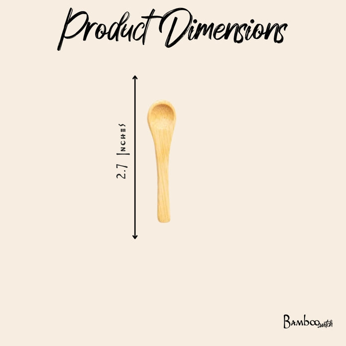 Mini Bamboo Spice Spoon | Kitchen