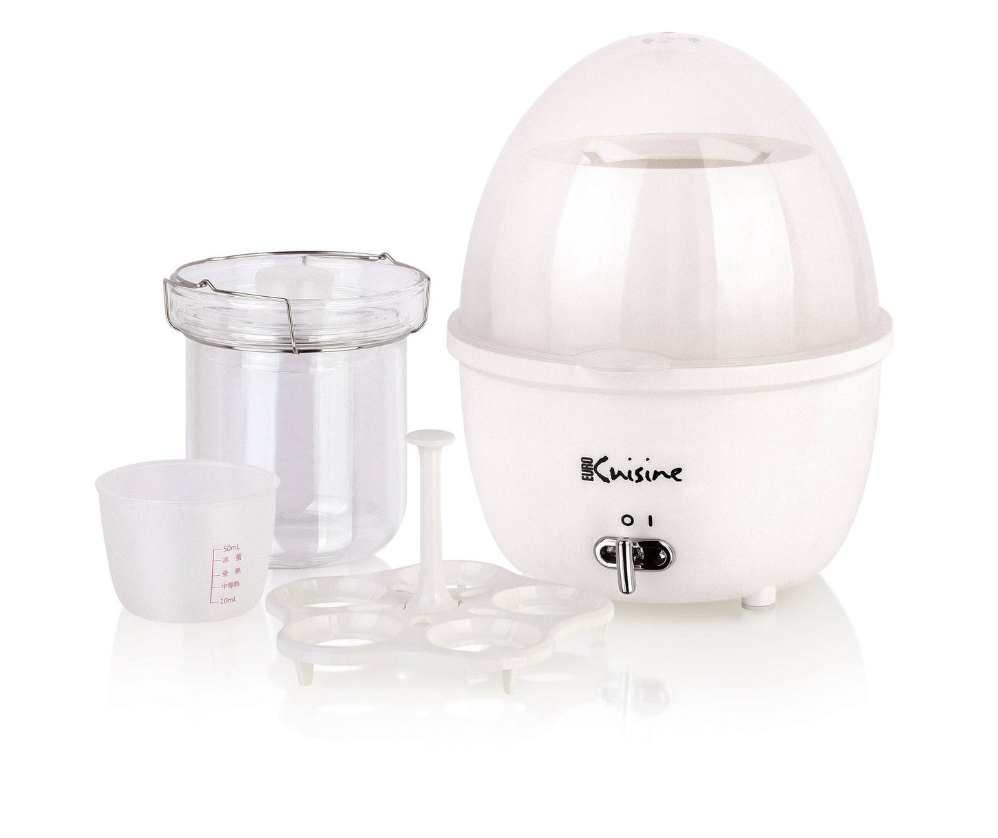Electric Mini Food Steamer and Egg Cooker with Auto Shut Off
