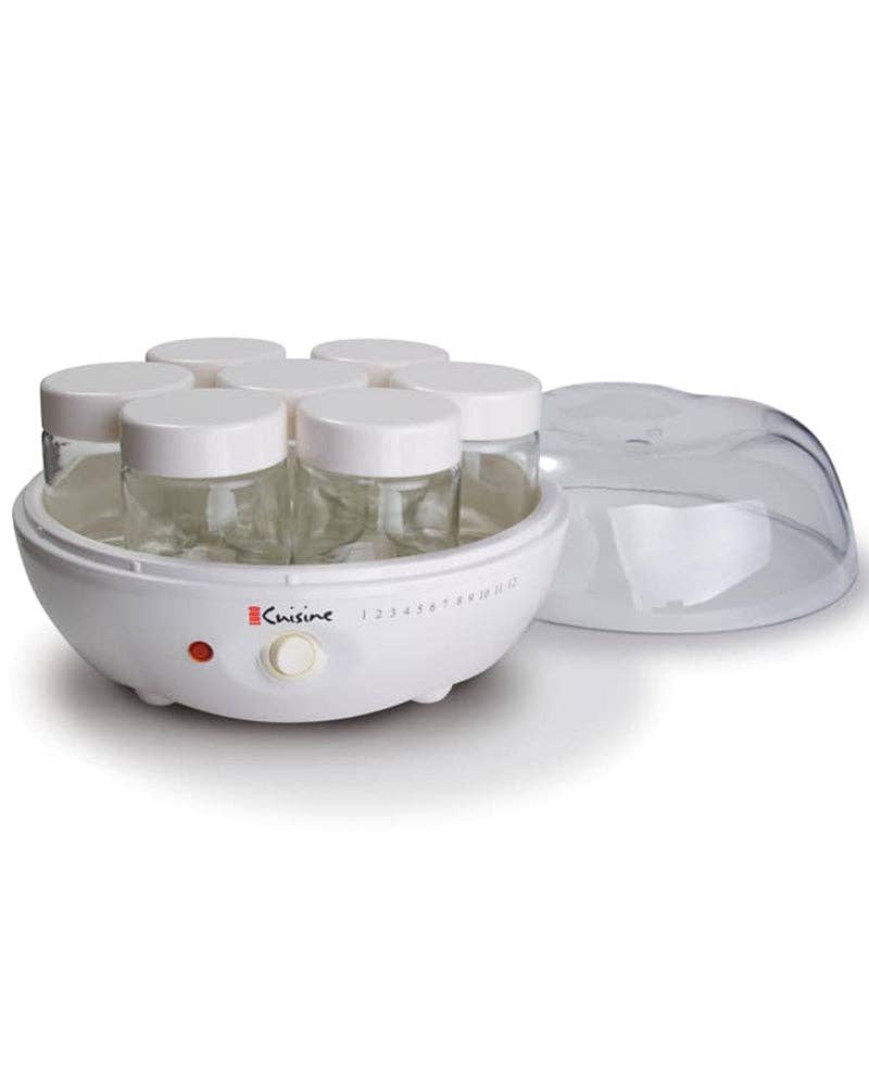Euro Cuisine YM80 Electric Yogurt Maker - With 7 - 6oz Glass
