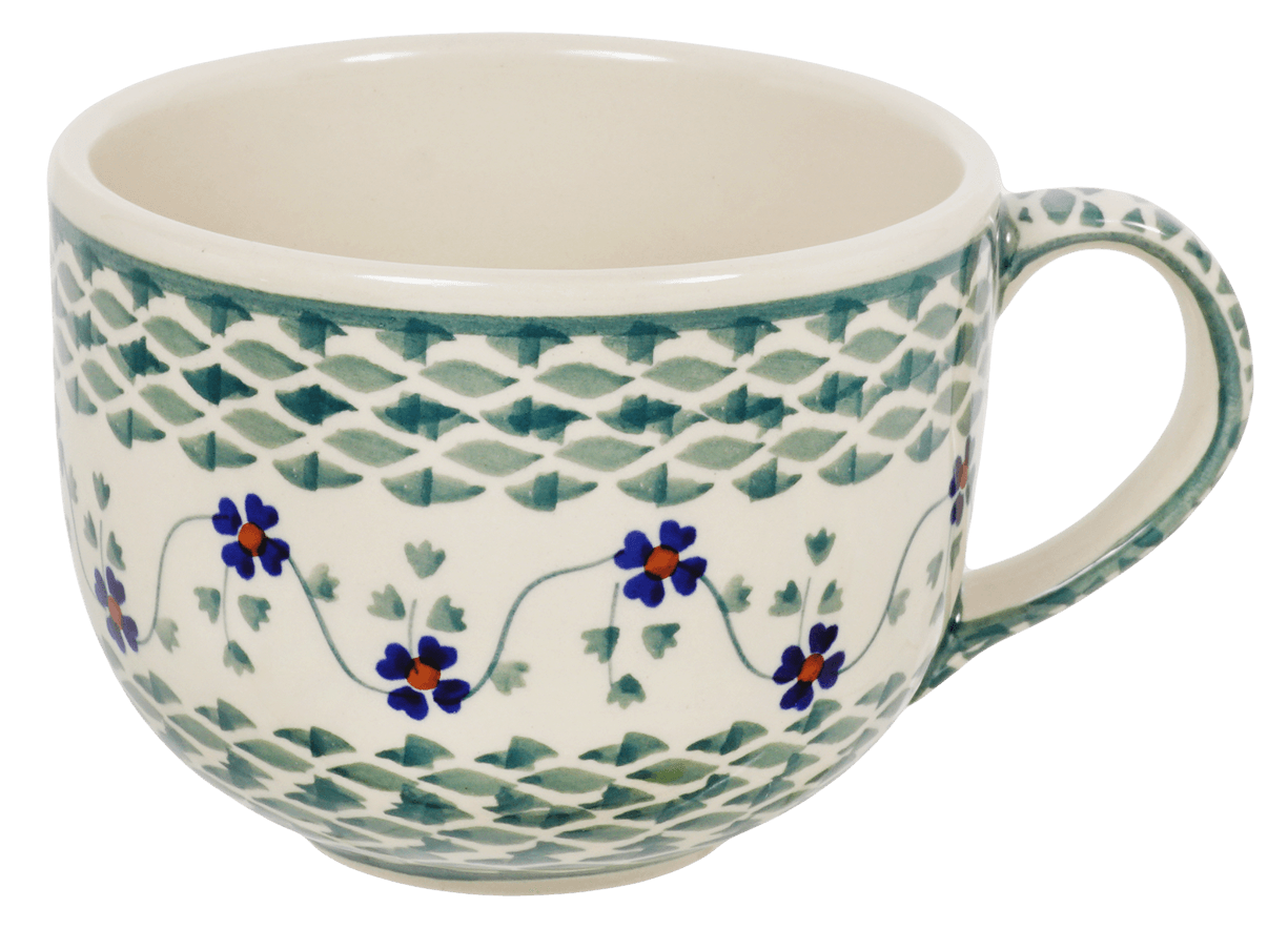 Woven Pansies Mug