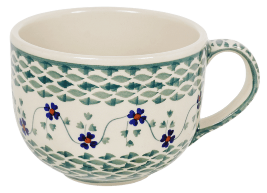 Woven Pansies Mug
