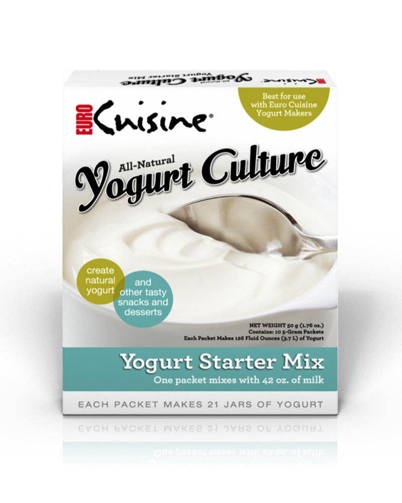 Euro Cuisine RI1020 All Natural Yogurt Starter/ Culture - 10
