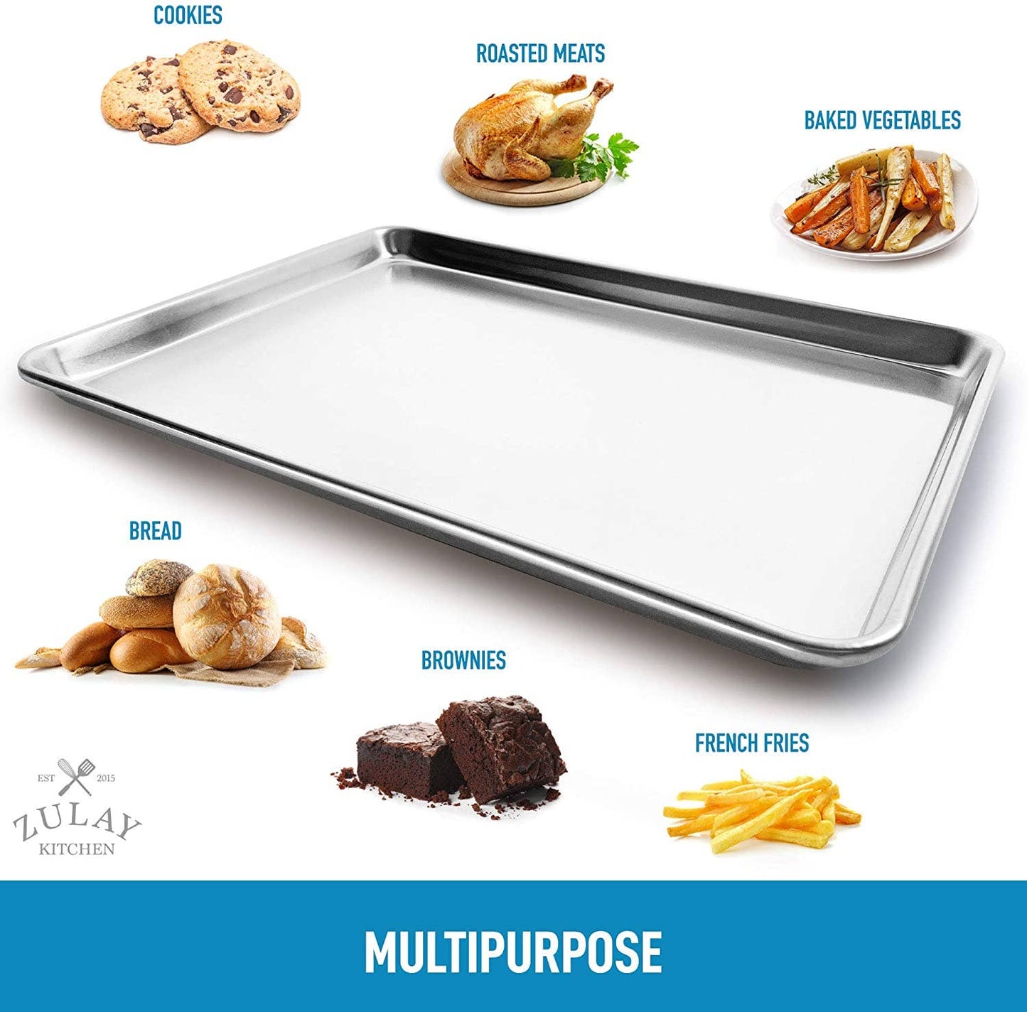 Aluminum Baking Pan - Half Sheet (13" x 18")