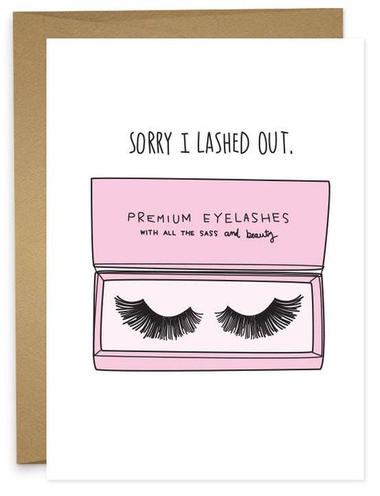 Sorry I Lashed Out Greeting Card