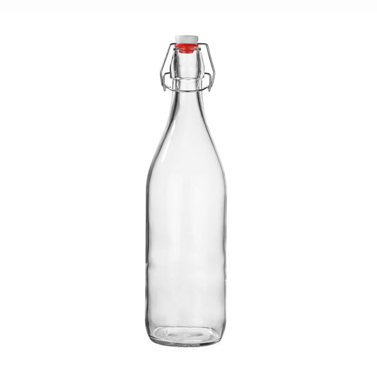 Clamp Top Glass Bottle (1 liter)
