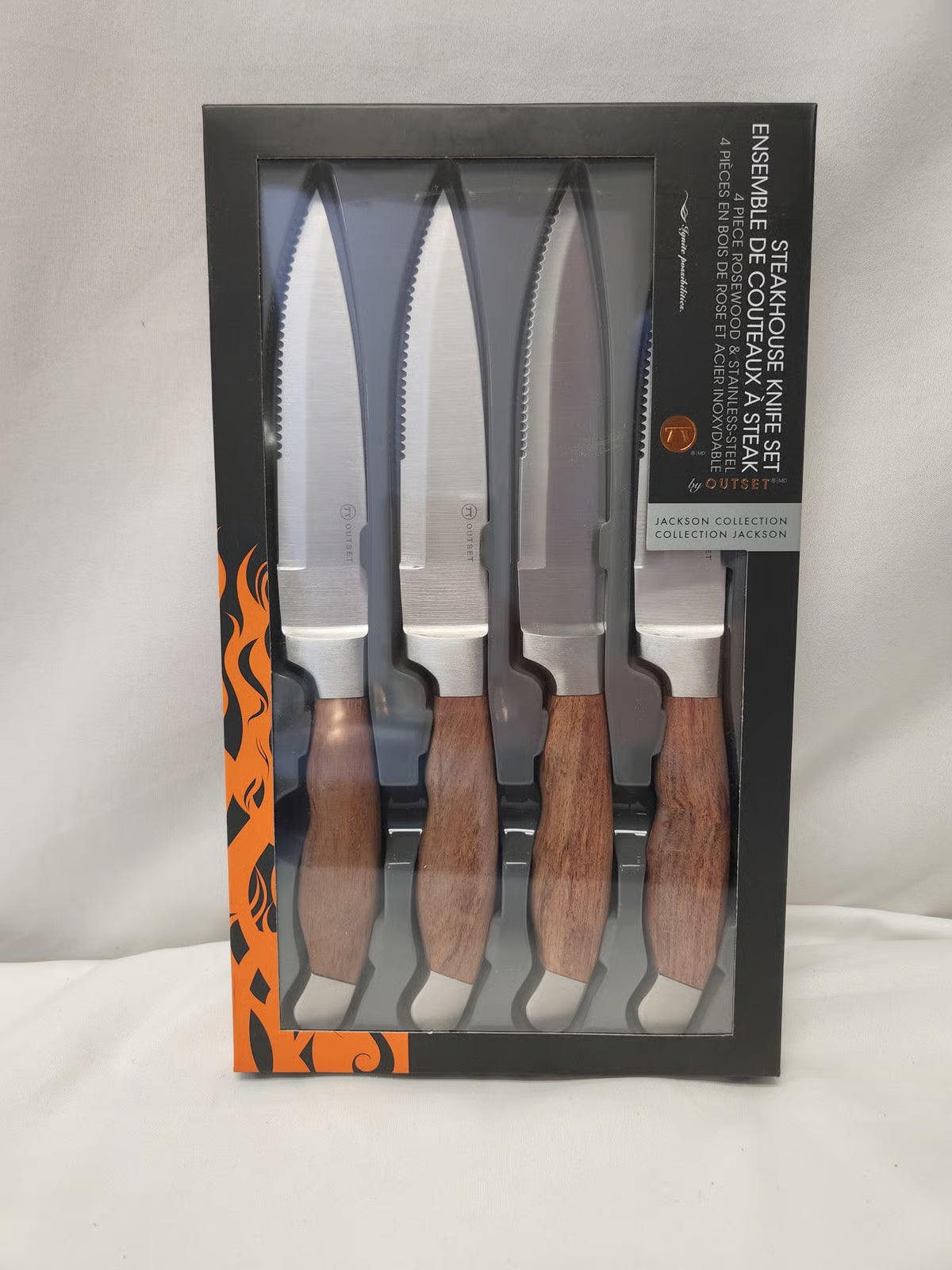 Jackson Steakhouse Knife Set, Stainless Steel 4-Piece