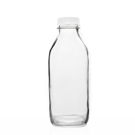 Glass Milk Bottle 32oz