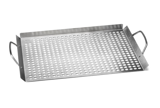Outset Stainless Steel Grill Topper Grid, 11 x 17-inch