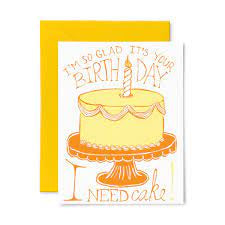 Glad It's Your Birthday Card