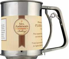 Mrs. Andersons Baking Sifter squeeze, 3 Cup