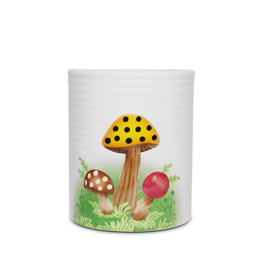 Ceramic Mushroom Utensil Crock
