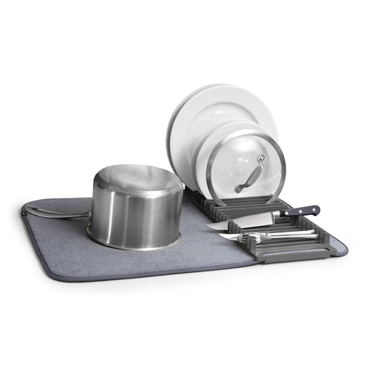 UDry Dish Drying Rack with Mat
