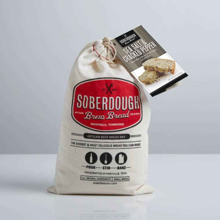 Soberdough Sea Salt and Cracked Pepper Bread Mix
