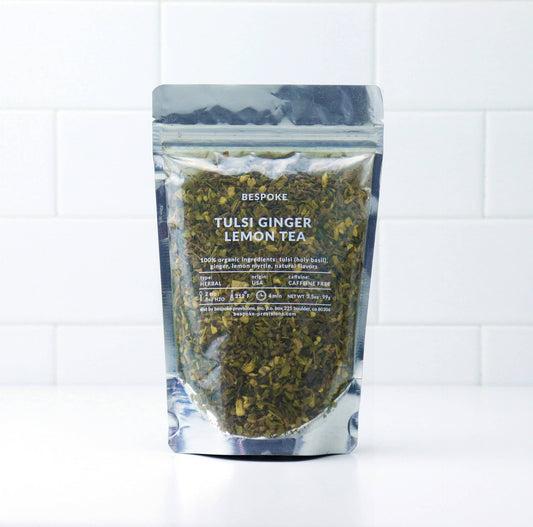 3.5 oz Tulsi Ginger Lemon  Loose Leaf
 Tea