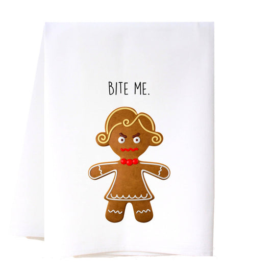 BITE ME FLOUR SACK TOWEL