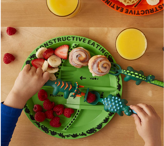 Constructive Eating Dinosaur Utensil Set