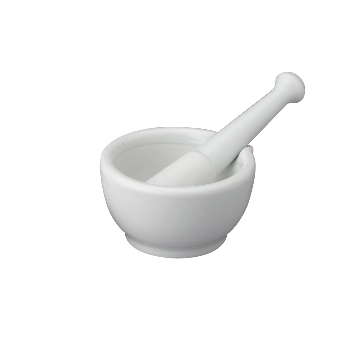 White Porcelain Mortar & Pestle