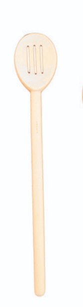 Regular Beechwood Slotted Spoon 10"
