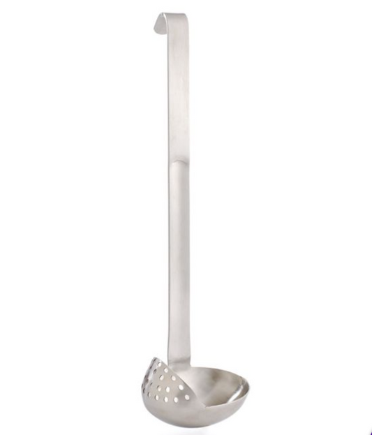 Stainless Steel Straining Ladle, 3oz