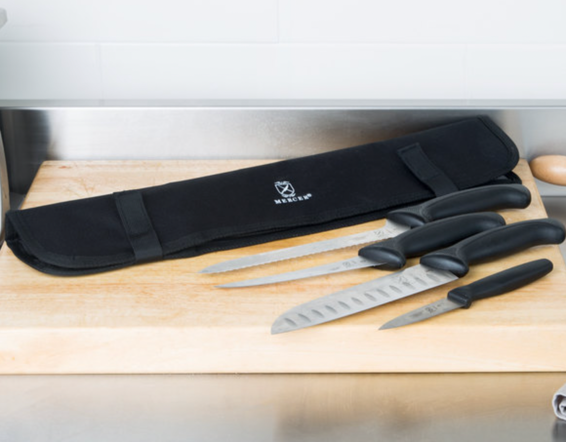 Knife Roll 4 pocket by Mercer