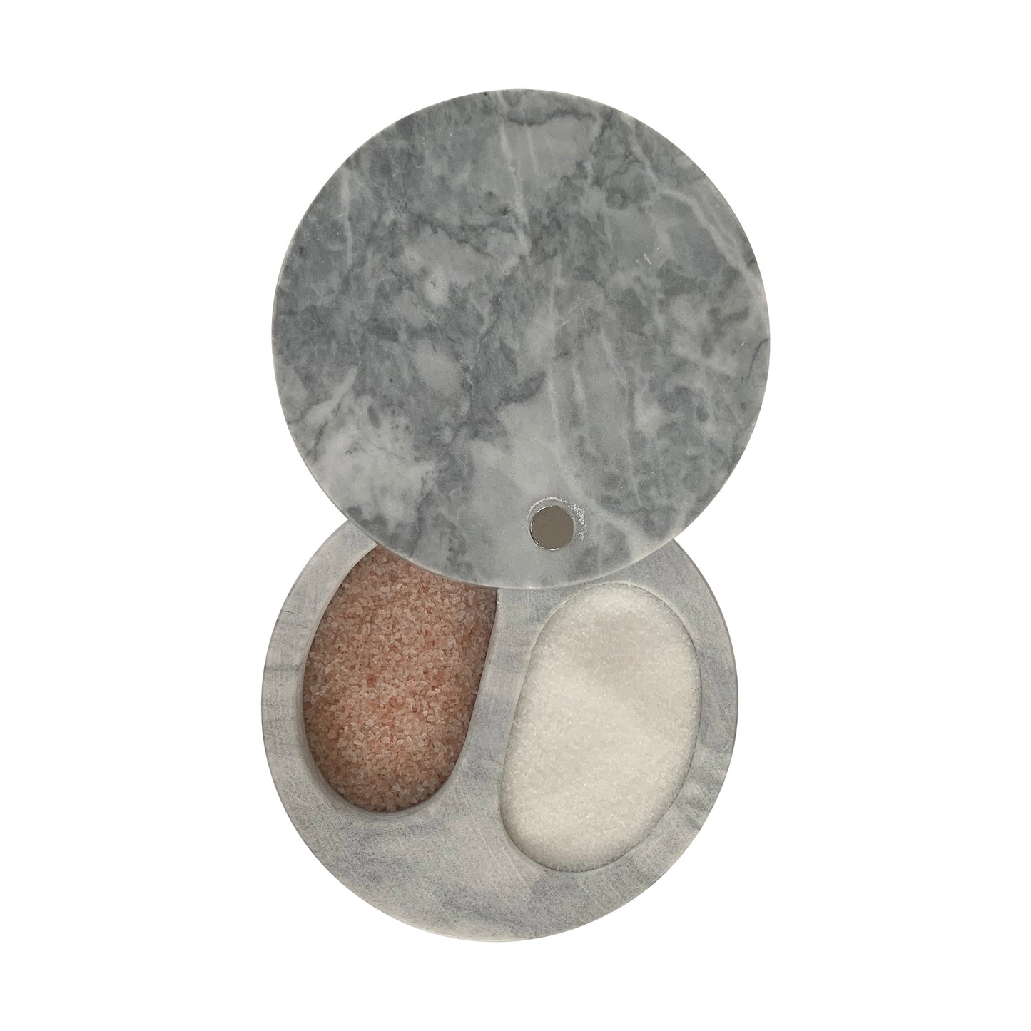 White Marble Salt Cellar