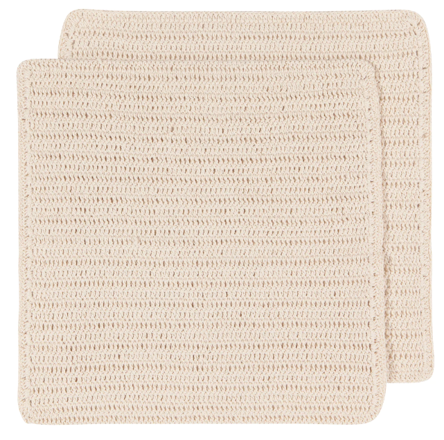 Homespun Natural Dishcloth (set of 2)