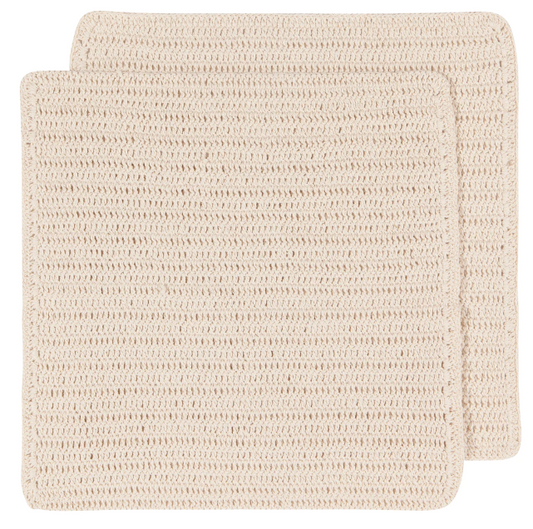 Homespun Natural Dishcloth (set of 2)