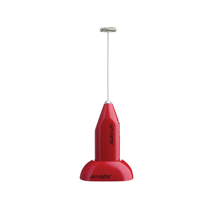 Aerolatte Milk Frother with Stand, Red